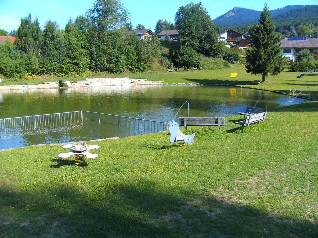 Pension Reindlhoeh Lohberg Bagian luar foto